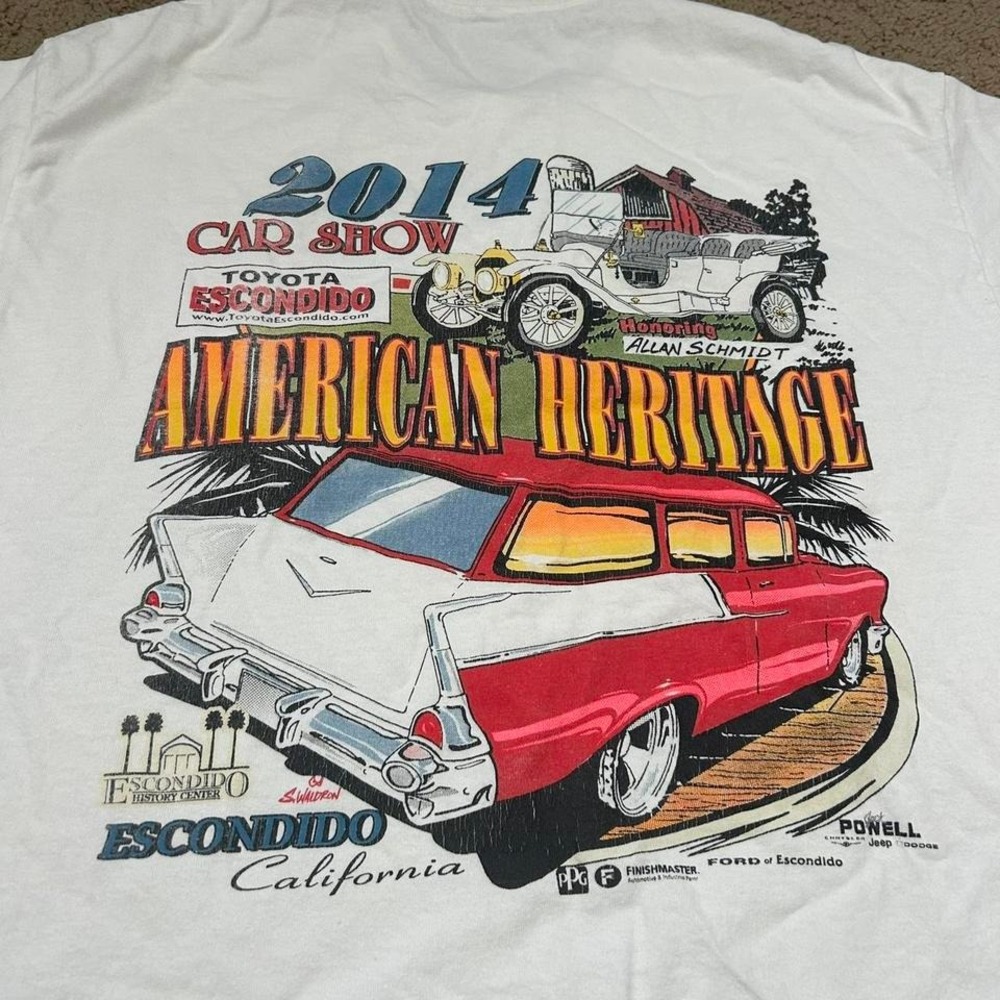 2014 American Heritage Car Show Escondido, CA t-shirt
